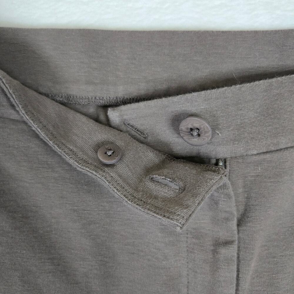 Eileen Fisher Flex Ponte Slim Pants Womens Petite Medium High Waist 0859 - Picture 4 of 11